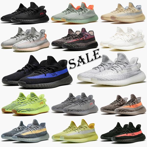 

fashion v2 staic running shoes designer women mens dazzling blue pure oat bone onyx mx rock granite beige black beluga reflective mono train