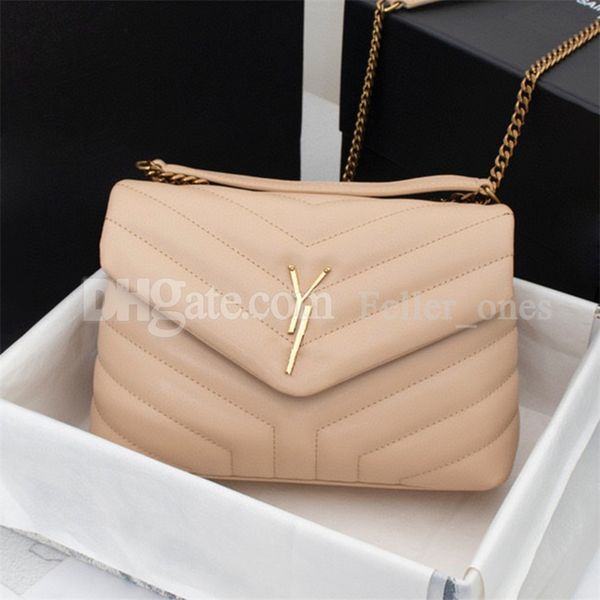 

totes quality loulou bag fashion designer luxury bags real leather messenger bag chain shoulder crossbody classic flap women purse