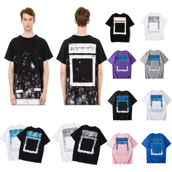 

men's t-shirts ow shirt designers shirts men women cotton short sleeve tshirt fashion white tee sweatshirts luxury clothing street hip, White;black