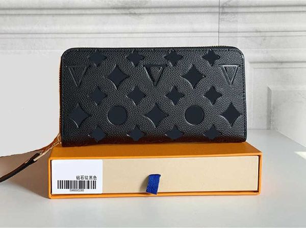 

fashion women clutch wallet louiseity pu leather wallet single zipper wallets viutonity lady ladies long classical purse with orange box car, Red;black