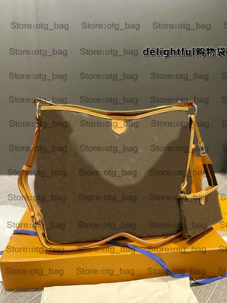 

delightful tote bag otg m40353 womens luxurys designer bags shoulder medieval package vintage handbag with zipped pouch 2 sets delight monog