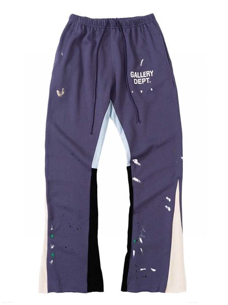 

galleries dept designer sweatpants sports pants 7216b painted flare epm0, Black