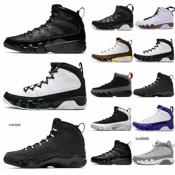 

9 bred la mop melo 9s men basketball shoes black white sneakers cool grey the spirit anthracite 2010 release sports trainer shoe jordas