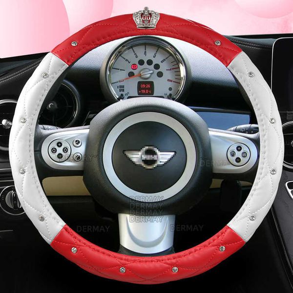 

steering wheel covers for mini r50 r53 r56 cute steering wheel cover mini cooper clubman traveller diamond crown girls women bling car acces