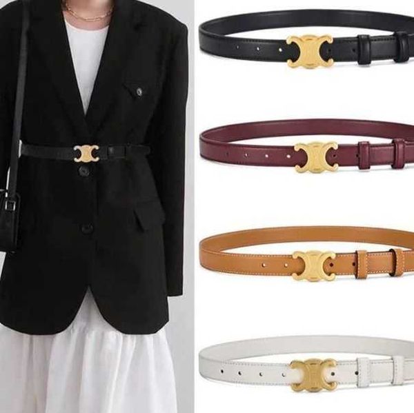 

celins belt designer belts leather leather women's waist arc de triomphe, Black;brown