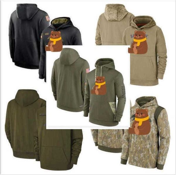 

jersey buffalo''dallas''men women youth cowboys''bills''camo football hoodie wear 2022 salute to ser, Black