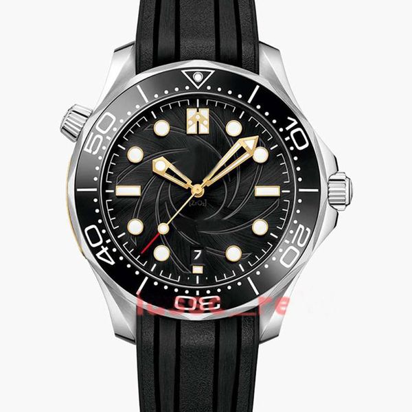 

quality men's watch ceramic bezel limited edition man 2813 automatic mechanical movement blue master male wristwatches, Slivery;brown