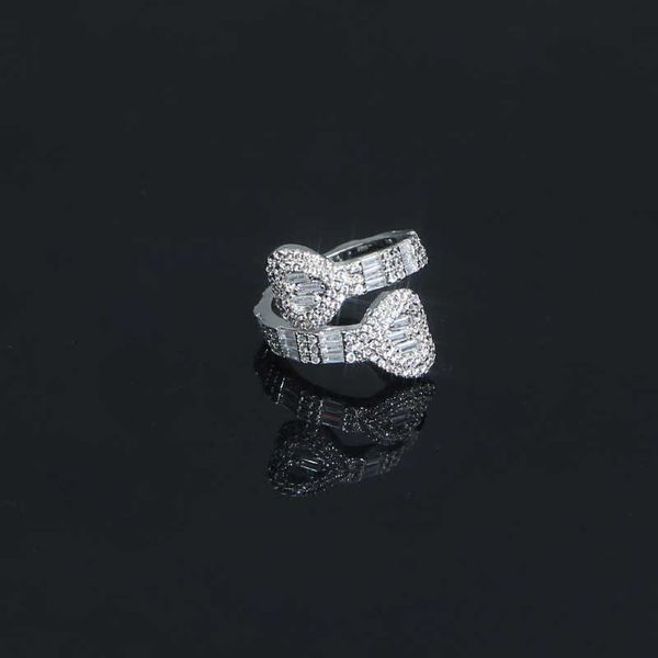 

full cubic zircon paved heart charm ring with gold silver rose gold plated open band rings for women lady hip hop punk styles jewelry wholes