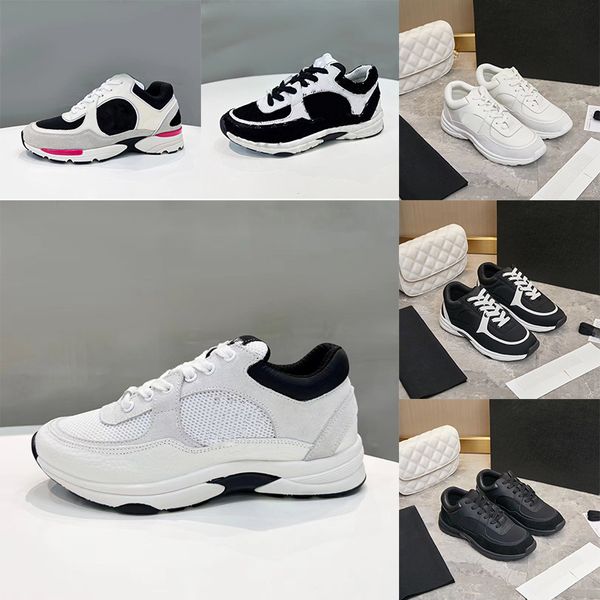 

excellent designer sneakers vintage suede casual shoes calfskin platform reflective sneakers winter velvet mens women shoe, Black