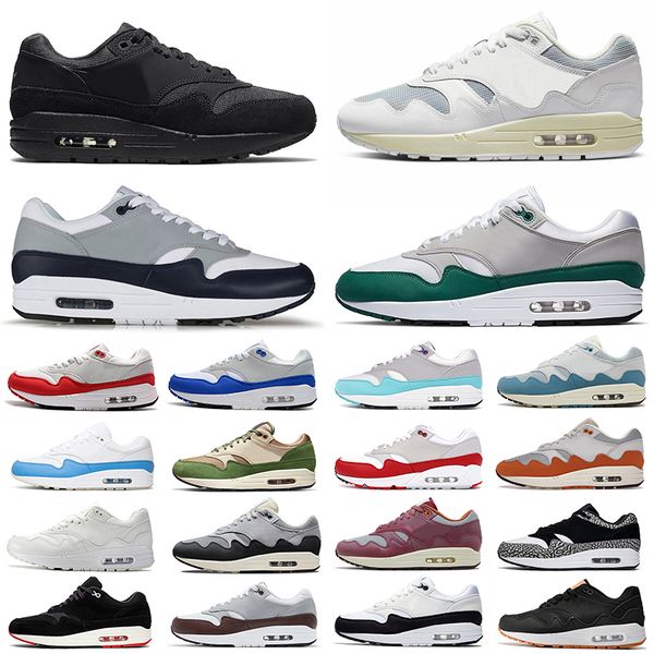 

mens running shoes 1 87 patta waves noise aqua black grey monarch triple black obsidian sneakers men women outdoor sports trainers walking j