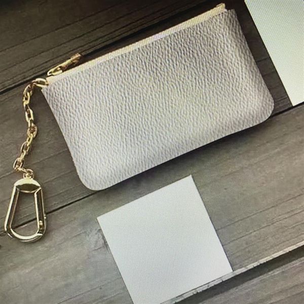 

m62650 key pouch pochette cles classic fashion women men key ring credit card holder coin purse mini wallet bag charm damier ebene230k, Red;blue