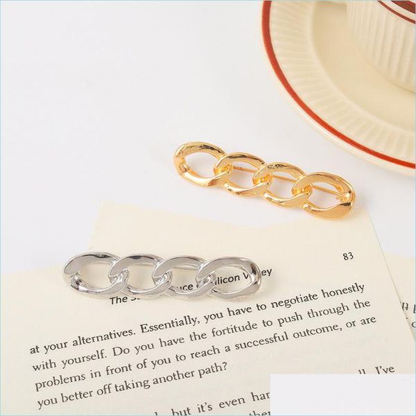 

pins brooches cute funny gold sier color chain brooches pins for women men kids cartoon animal metal badge bag denim decor accessor dhyud, Gray