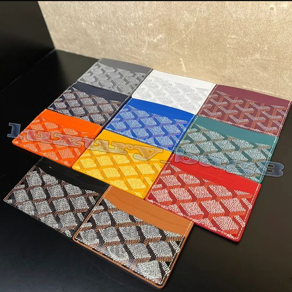 

wholesale genuine leather wallets purse card holder with box luxurys famous designer single wallet men women holders coin lambskin mini key, Brown;gray