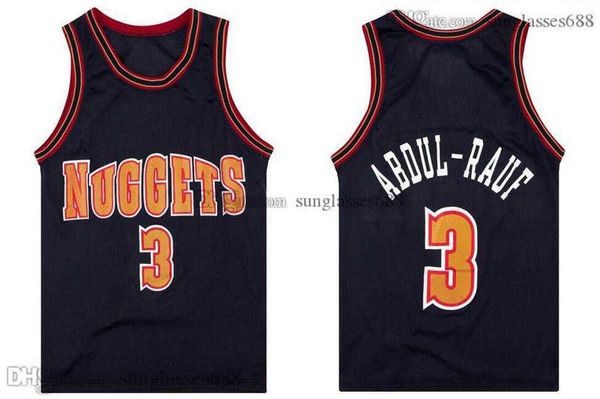 

stitched mahmoud abdul-rauf basketball jersey s-6xl mitchell & ness 1993-94 mesh hardwoods classics retro version men women youth jerseys, Black;red
