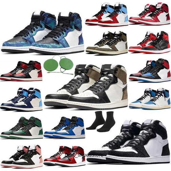

1s basketball shoes men jumpmans 1s bred patent bordeaux brotherhood dark mocha bubble gum chicago obsidian fragment shadow royal women