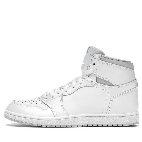 

shoes men women basketball jumpman 1 1s high neutral grey sneakers original, Black