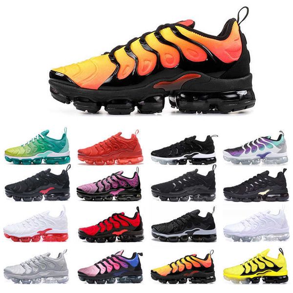 

plus running shoes for men women sport white black sunset lemon lime red shark tooth aurora green blue fury grey hyper violet bumblebee gold