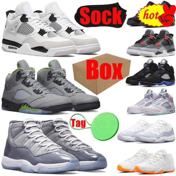

2022 with box jumpman 4s 5s 11s basketball shoes for mens womens military black cats cool grey 4 5 11 zen master cactus jacks infrared