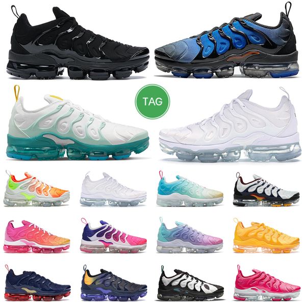 

tn plus casual shoes tns men women griffery blue force coquettish purple pink mens womens sports trainers jogging sneakers, Black