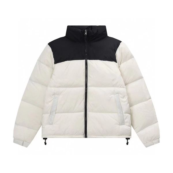 

2022 luxury brand winter jacket mens down jackets cotton-padded parker standing collar mens and womens autumn outerwear, Black