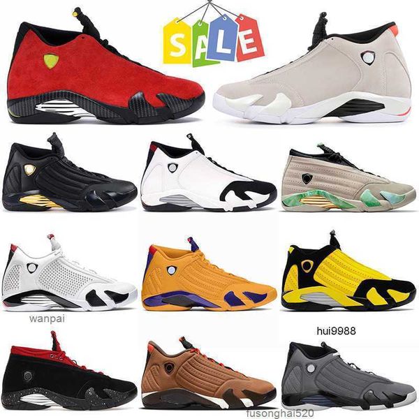 

2022 fashion jumpman 14 14s xiv basketball shoes mens university red desert sand black toe fortune winterized light graphite spm white black