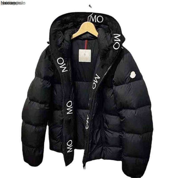 

designer luxury down jacket fur ruff womens classic fashion and multi function hoodies mens jackets winter warm clothing hoody 5ag8oz xs4t, Black