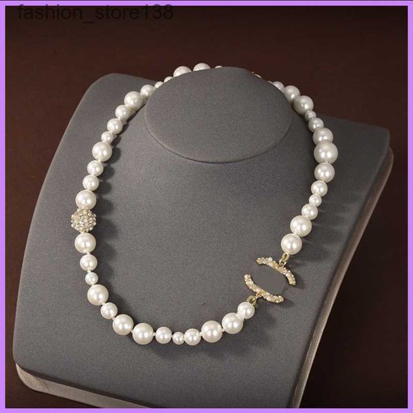 

pearl necklace ladies gold fashion necklaces designers jewelry womens party chains necklace with diamonds accessories gifts, Silver