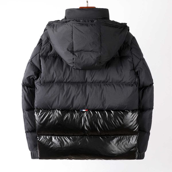 

designer luxury down jacket fur ruff classic men fashion and multi function essential hoodies mens jackets winter warm clothing hoody 5acxlr, Black