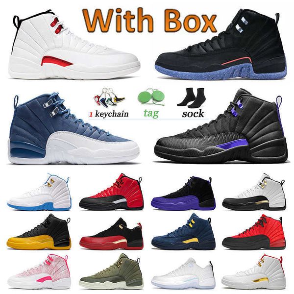 

brand discount low easter jumpman 12 12s utility basketball shoes trainers men women super bowl sports dark concord ice cream fiba sneakers, Black