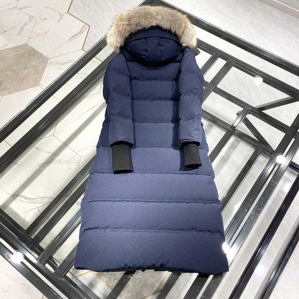 

men's down parkas canada winter coats fashion fur puffer jackets canadian classic warm long hooded 22fw stylish outerwear designer monc, Black