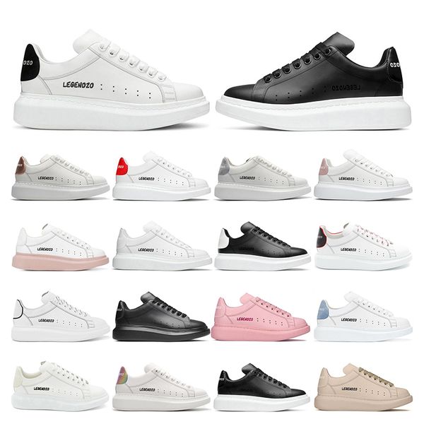 

2023 luxurys designers shoes casual mens women white leather platforms black suede pink bule outdoor sneakers sports trainers gai