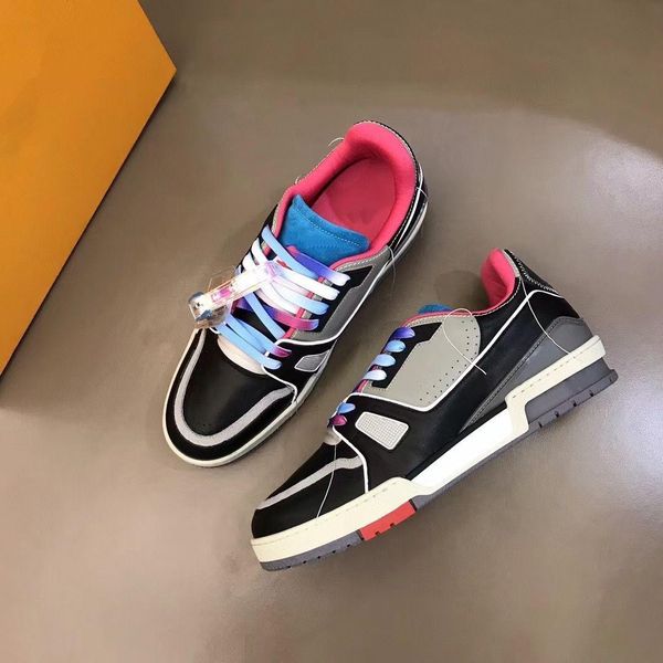 

2021 designers mens luxuries trainers womens sneakers casual shoes chaussures luxe espadrilles scarpe firmate aishang mjk002 hzi, Black