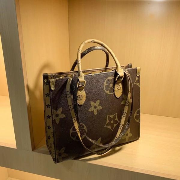 

womens tote bag designer bags shoulder bags handbags french classics printing pu large capacity casual crossbodybags for women yslity louise