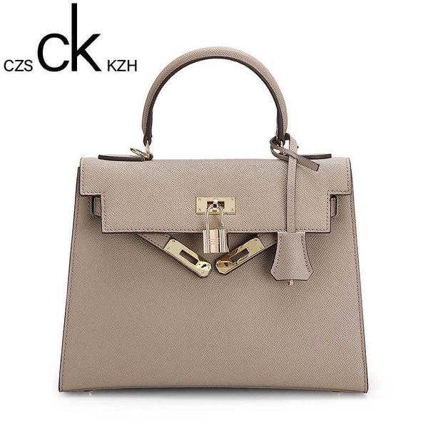 

h bag fashion handbags leather h ermese bag high sense small ck leather portable versatile atmosphere 2022 new fashionable one shoulder mess