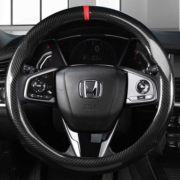 

steering wheel covers car steering wheel covers 38cm carbon fiber leather for honda accord city civic fit brio crv hrv mobilio odyssey acces