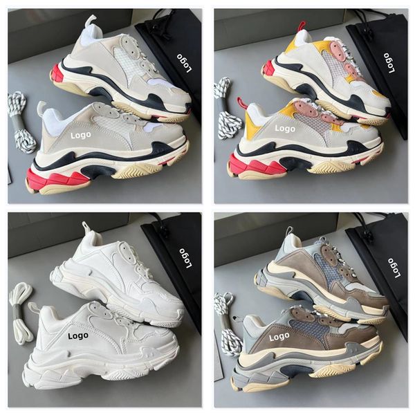 

thick bottom leisure sneakers for women lace up woman shoes platform track mesh breathable casual couple shoes plus size 46, Black