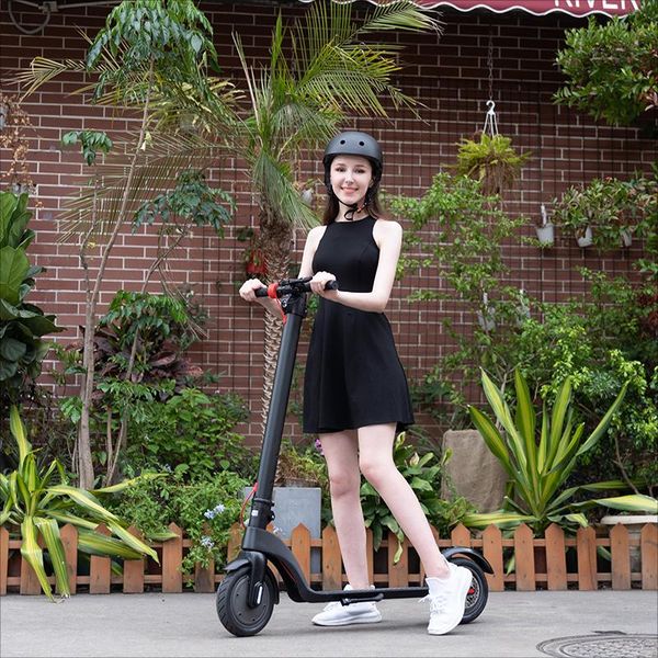 

electric bicycle x7 aluminium magnesium alloy foldable lightweight and portable electric scooter with built-in lithium battery, Silver;blue