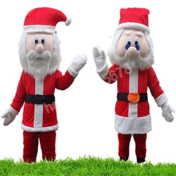 

performance santa claus mascot costumes cartoon elk character dress suits carnival adults size christmas birthday party halloween outdoor ou, Red;yellow