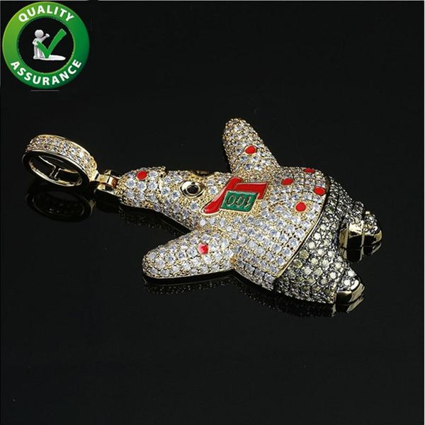 

iced out pendant hip hop jewelry luxury designer necklace mens gold chain pendants bling diamond cartoon charms rapper fashion accessor267z, Silver