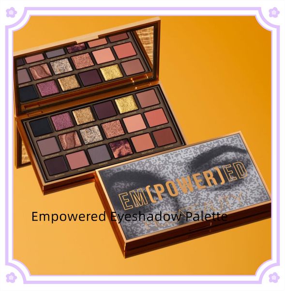 

face beauty empowered eye shadow palette 18 rose golden shades