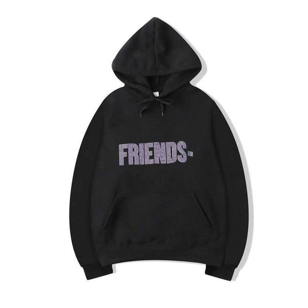 

men's hoody vlo one fashion designer new york black friday exclusive print hoodie casual hoodies cotton terry pullover friends it44