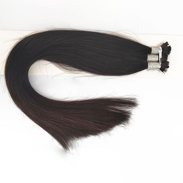 

genius quality 100% human hair 1g/strand ultra fan tip tangle shedding brazilian y type hair extensions 200strands lot
