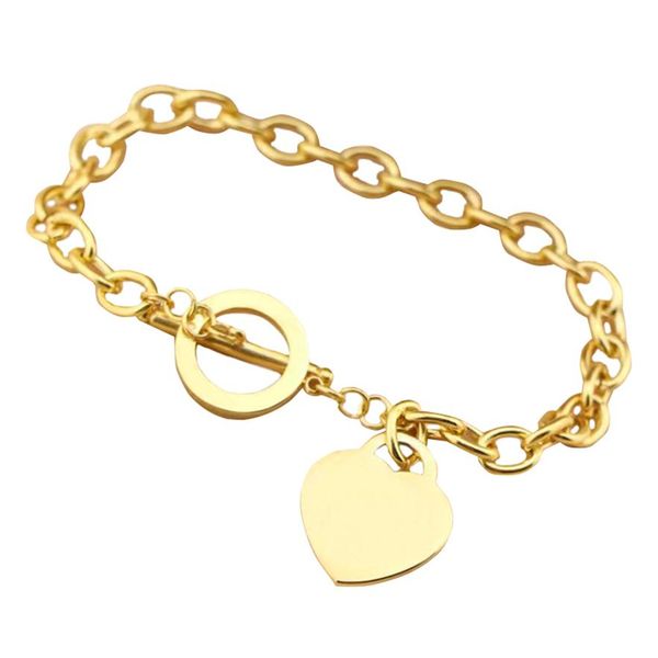 

new designer bracelet necklace set silver heart original fashion simple exquisite classic luxury bracelet ladies jewelry g236g