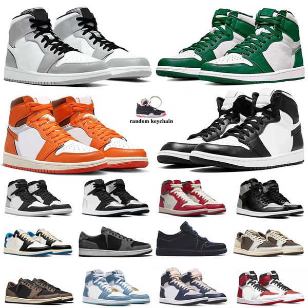

basketball shoes sports sneaker 1s trainers low starfish obsidian mocha shattered backboard crimson tint bred lost found patent starfish men