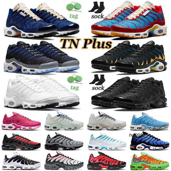 

designer tn plus running shoes for men women trainers running club 3d black teal yellow university blue oreo bred terrascape spray paint tns