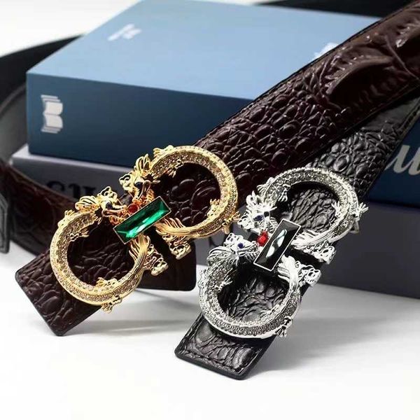 

2022 fashion big buckle men luxury belt genuine leather women cowskin designer belts men's fashion accessories 105-125 cm, Black;brown