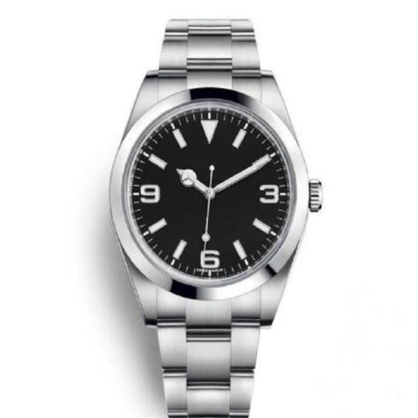 

luxury menes watch exp air king series 116900 216570 black 40mm dial automatic mechanical movement 316 steel bran designer wat251z, Slivery;brown