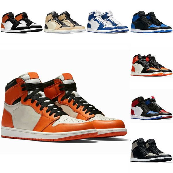 

high travis scotts 1 1s basketball shoes mens womens pine green fearless royal toe bred toe travis scotts fearless obsidian unc sneakers, Black