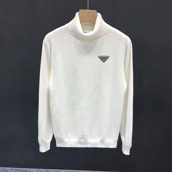 

sweater designer men's sweater crochet jumper jacket black crewneck warm wool underwear in autumn and winter long sleeve round neck pul, White;black