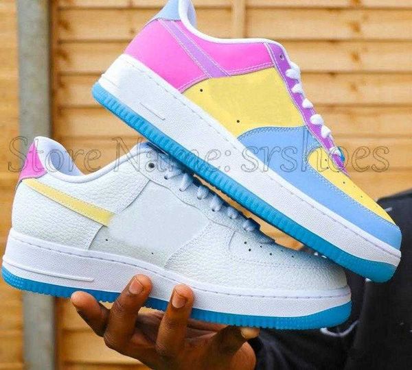 

shoes 1 low 07 uv wmns white skateboard university blue pack women mens one sports trainers direct sunlight color-changing forces casual sne
